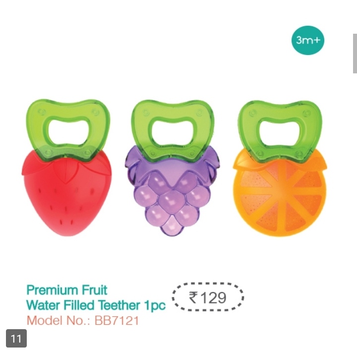 PREMIUM FRUITS WATER FILLED TEETHER