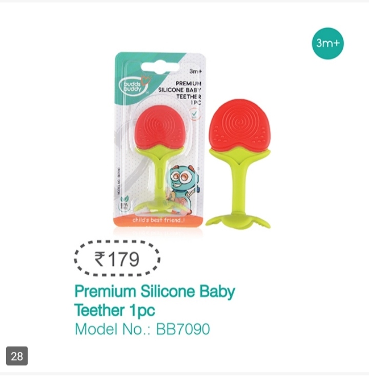 PREMIUM SILICONE BABY TEETHER